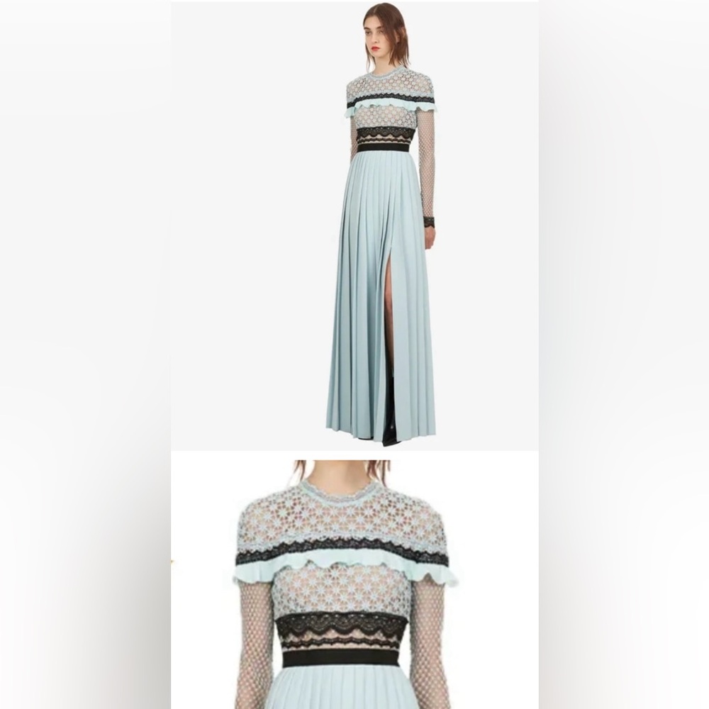 Maxi blue dress by Lucas & Vicki Size L